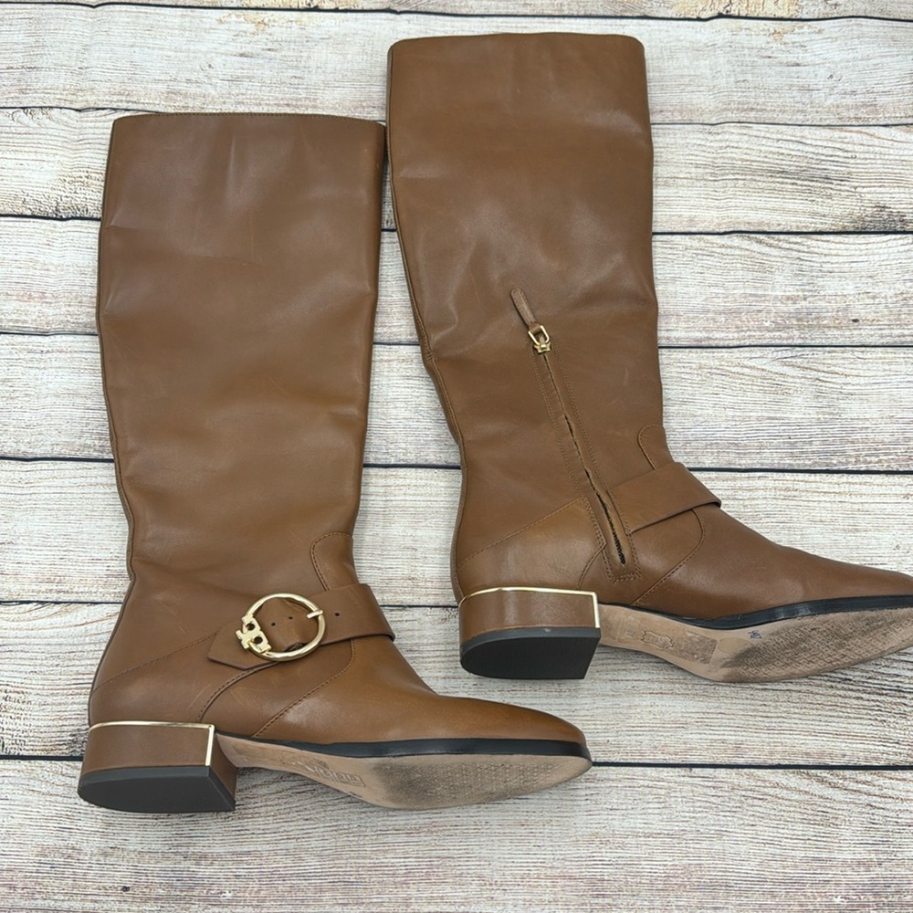 Tory Burch Women's Sofia Tall Riding Boots Size 8 - Picture 3 of 16